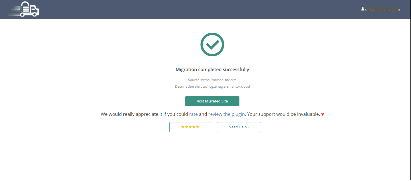 image 9 Migrate your site to Elementor Hosting 53